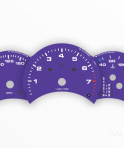 For Porsche 986.1 Boxster 2.5L: Gauge Faces Set - OPTIONS – 8000 RPM – Ultraviolet
