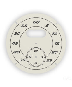 For Porsche Boxster / Cayman Sport Chrono: Stopwatch Clock Gauge Face – Medium Ivory