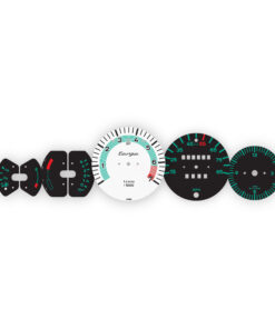 Custom Order: Porsche 911G Gauge Faces - Custom Design - Black / White