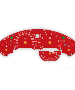 BMW E36 Gauge Face  – 240KM/H – 7000 RPM - ECONOMETR – Red