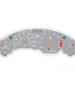 BMW Z3M Roadster: Gauge Faces – S50/S52 – 160MPH / 280KMH – 8000 RPM - OPTIONS – Gray