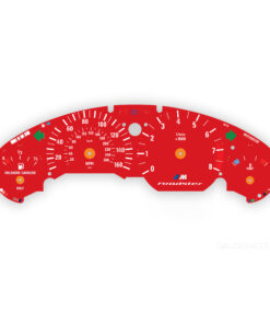 BMW Z3M Roadster: Gauge Faces – S50/S52 – 160MPH / 280KMH – 8000 RPM - OPTIONS – Red