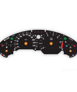 BMW E36: Gauge Face - 316i - 7000 RPM - OPTIONS - Black