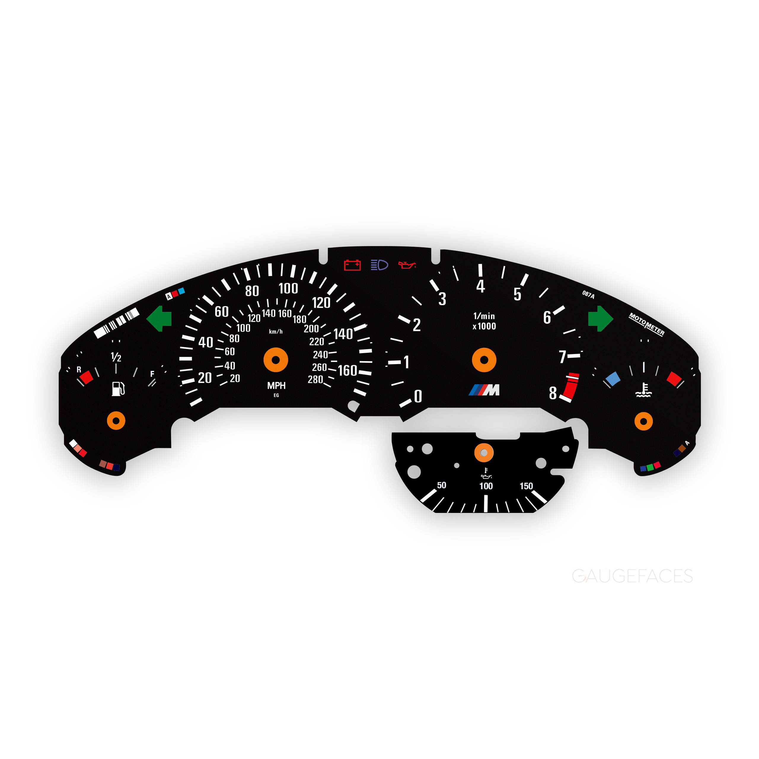 E36 - MLOGO- S50 - UK -Black