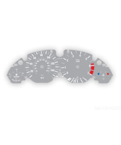 BMW E39: Gauge Faces - 140 MPH/240 KMH - 7000 RPM - OPTIONS - Gray