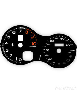 Ferrari 575M Maranello (Type F133) Gauge Face - Black