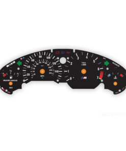BMW E36 M-Logo: Gauge Faces - 318i - 7000 RPM - OPTIONS - Black