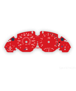 BMW E53: Gauge Faces -  4.6is/4.8is - 160PMH/280KMH - 8000 RPM - OPTIONS - Red