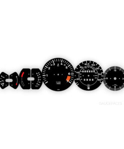 For Porsche 911 SC (1978-83): Gauge Faces - OPTIONS - Black