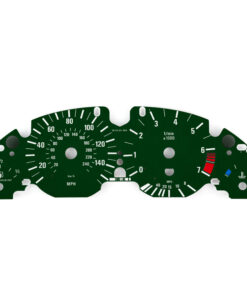 BMW E39/E38 Gauge Face: 140 MPH/240 KMH - 7000 RPM - Dark