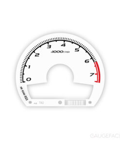 Honda Civic Hybrid 1.3L (2006-2011) Gauge Face Tachometer - 7000 RPM - White