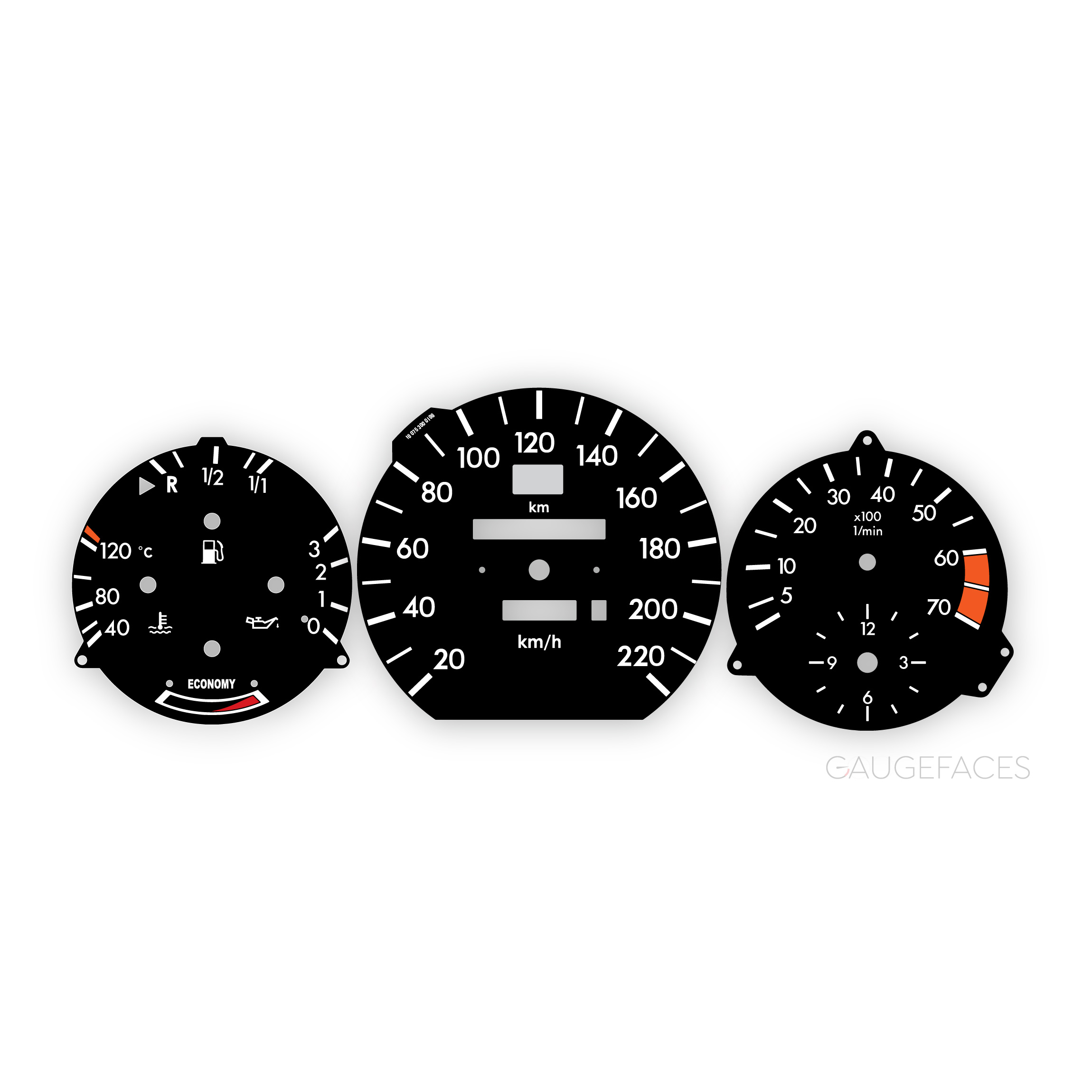 Mercedes-w124-220-eco-window-7000-black