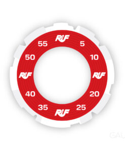 For Porsche 992 Sport Chrono: Stopwatch Gauge Face - RUF Collection - Guards Red