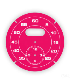 For Porsche Sport Chrono: Clock Dial Gauge Face - Magenta