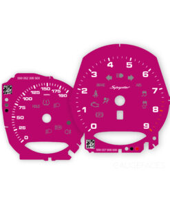 For Porsche 718 & 981 Spyder: Gauge Faces – OPTIONS –  Ruby Star Neo