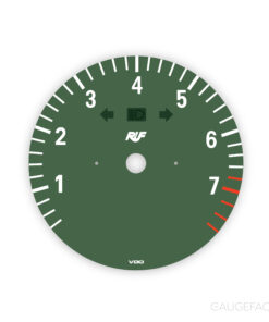 For Porsche 993 / 964 / 965 Gauge Face Tachometer - RUF Collection – Green