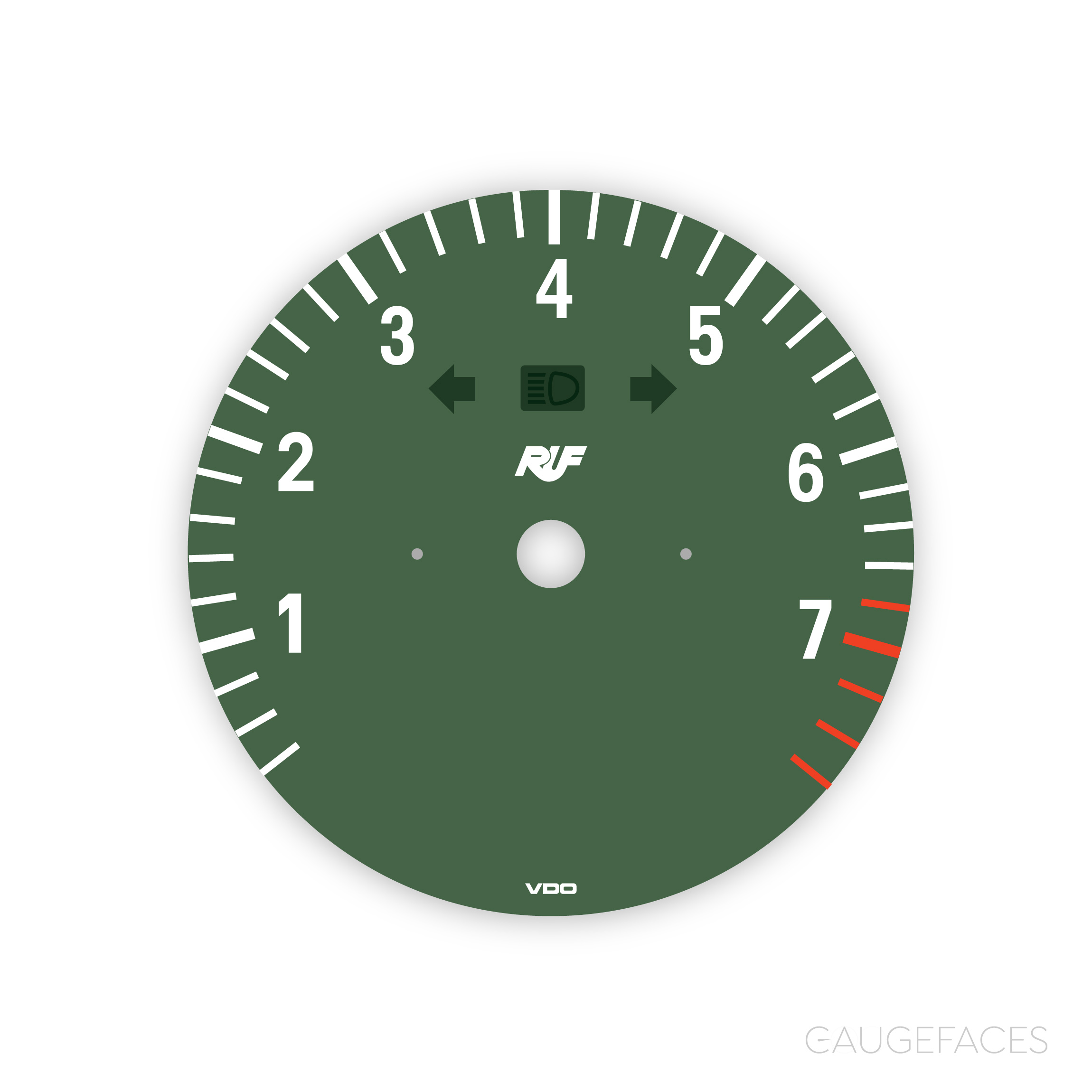 993-RUF-gauge-face-tachometer-standart