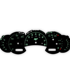 For Porsche 911 996.2 - RUF Style - US-Spec - Manual - Black with Green Lettering