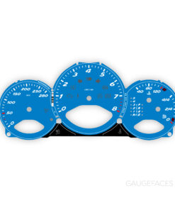 For Porsche 987 Boxster / Cayman: Gauge Face - OPTIONS - Shark Blue