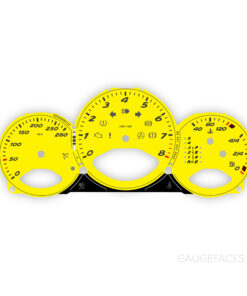 For Porsche 987 Boxster / Cayman: Gauge Face - OPTIONS - Yellow