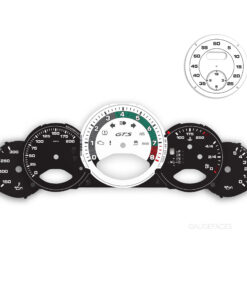 For Porsche 911 997.2 GTS: Instrument Gauge Faces – White And Black – PDK – US – Sport Chrono