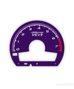 Honda Civic Hybrid 1.3L (2006-2011) Gauge Face Tachometer  - Custom Design -- Purple