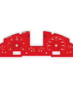 For Porsche 957 Cayenne Diesel 3.0L: Gauge Face - OPTIONS – Guards Red