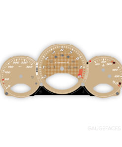 Custom Order: For Porsche 987.1 Cayman S: Gauge Face – EU – Beige / Pepita Pattern
