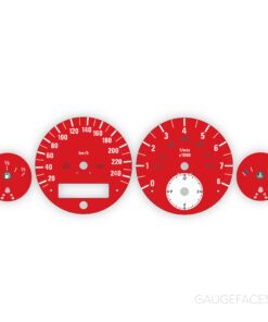 BMW Z8 Gauge Faces - OPTIONS - Red
