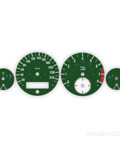 BMW Z8 Gauge Faces - OPTIONS - Green