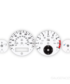 BMW Z8 Gauge Faces - OPTIONS - White