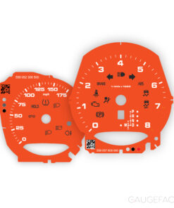 For Porsche Macan / Macan S (2014-18) Gauge Faces - OPTIONS - Orange