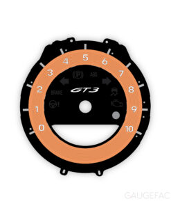 For Porsche 911 (992) GT3: Gauge Face Tachometer - Peach