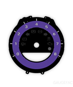 For Porsche 911 (Type 992): Gauge Face Tachometer - Ultraviolet