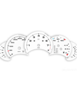 Custom Order: Porsche 911 996.1 Gauge Faces - White
