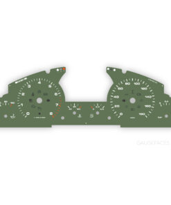 For Porsche Cayenne 955 / 957 Turbo (S) Instrument Gauge Face – OPTIONS - Olive
