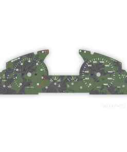 For Porsche Cayenne 955 / 957 Turbo (S) Instrument Gauge Face – OPTIONS – Topographical Map - Olive