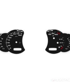 For Porsche 911 996 (Gen 2): Gauge Faces Outer Elements – Manual – US – Black