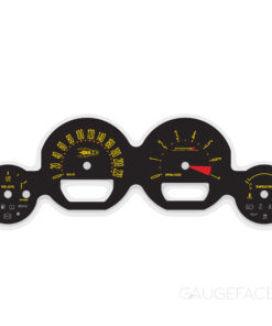 Custom Order: For 2011-2014 Dodge Challenger Custom Gauge Face – Yellow Jacket Edition – Custom Logotype