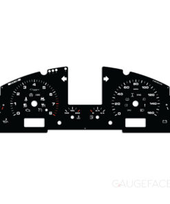 Custom Order: For Porsche 955 / 957 Cayenne Base / GTS / S Gauge – Custom Logotype – US-Spec – Black