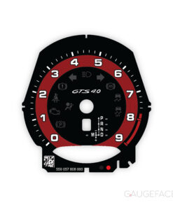 Custom Order: Two Custom Sets: For Porsche 718 & 981 Spyder – Black with Yellow Solid Accent Ring – MT / For Porsche (981 / 718) Boxster & Cayman GTS – Black With Carmine Red Solid Accent Ring – PDK / Custom Logotype / EU