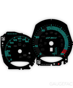 Custom Order: For Porsche 718 Boxster / Cayman S 2.5L: Gauge Faces – Retro Design Edition – Custom Logotype
