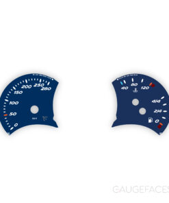 Custom Order: Porsche 986.1 2.5 Gauge Faces - Dark Blue