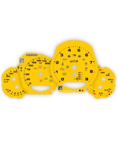 For Porsche 911 Carrera GTS (991.1 / 991.2): Gauge Faces - OPTIONS - Speed Yellow