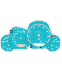 For Porsche 911 Turbo / Turbo S (991.1 / 991.2): Gauge Faces – OPTIONS – Miami Blue
