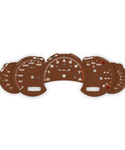 For Porsche 911 996.2 Turbo / Turbo S: Gauge Faces - OPTIONS – Brown