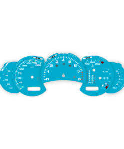 For Porsche 911 996 (Gen 1&2): Gauge Faces - OPTIONS - Miami Blue