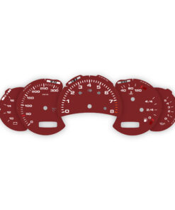 For Porsche 911 996 (Gen 1&2): Gauge Faces - OPTIONS - Burgundy