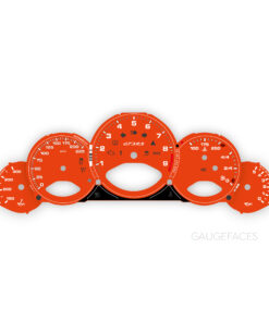 For Porsche 911 997 GT3 / GT3RS: Gauge Faces - OPTIONS - Orange