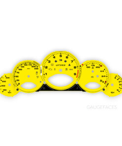 For Porsche 911 997 GT3 / GT3RS: Gauge Faces - OPTIONS - Racing Yellow